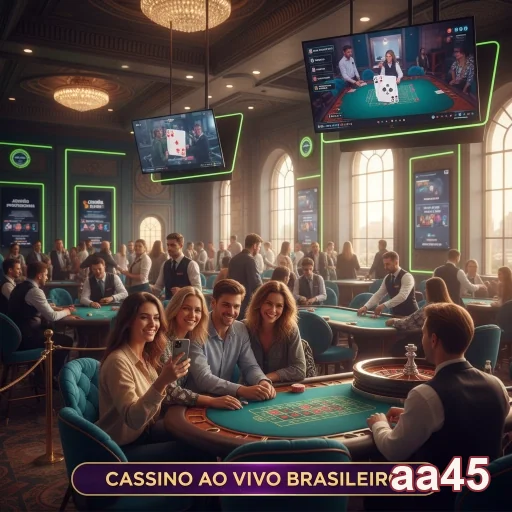 Ilustração de Experimente o Aplicativo de Cassino aa45 para Android e iOS
